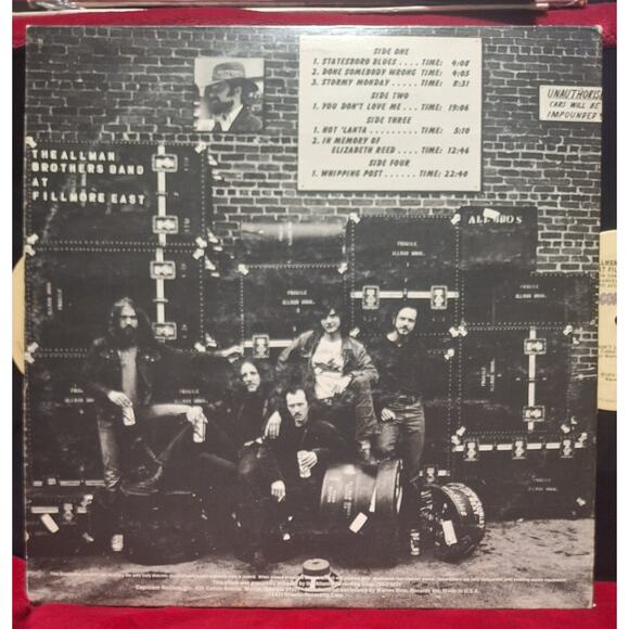 The Allman Brothers Band- The Allman Brothers At Fillmore East- 1974 2x VG+/VG+ - Picture 1 of 16